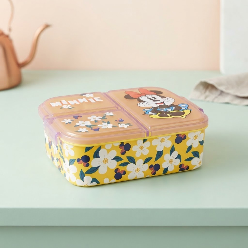 Lonchera compartimentada infantil Minnie Mouse